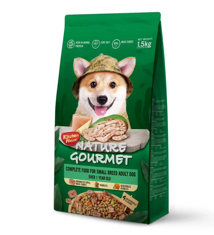 Nature Gourmet – Complete Food for Small Breed Adult Dogs Over 1 Years Old